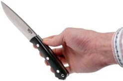 Bark River Fox River A2, Black Canvas Micarta Hunting Knife -Knife Sales Store BRK01 113BRKC 06 bark river brk01 113brkc 06