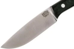 Bark River Fox River CPM 3V, Black Canvas Micarta, No Loop -Knife Sales Store BRK01 123BRKC LR 03 bark river brk01 123brkc lr 03