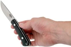 Bark River Woodland Special Black Canvas Micarta, EDC-fixed -Knife Sales Store BRK01 132BRKC 07 bark river