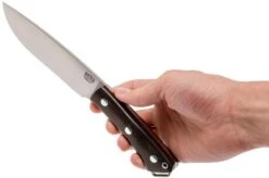 Bark River Fox River II LT CPM 3V, Green Canvas Micarta, Red Liners -Knife Sales Store BRK01 224GNC RL 06 bark river brk01 224gnc rl 06