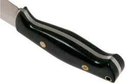 Bark River North Country EDC CPM 154, Black Canvas Micarta, Mosaic Pins Fixed Knife -Knife Sales Store BRK02 054BCMMP 04 bark river knives