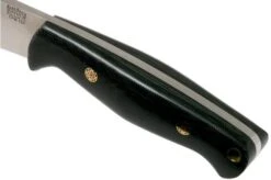 Bark River North Country EDC CPM 154, Black Canvas Micarta, Mosaic Pins Fixed Knife -Knife Sales Store BRK02 054BCMMP 05 bark river knives