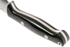 Bark River North Country EDC CPM 154, Black Canvas Micarta, Mosaic Pins -Knife Sales Store BRK02 054BRKC MP 04 bark river brk02 054brkc mp 04