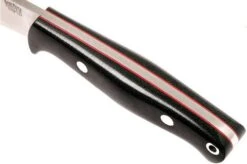 Bark River North Country EDC CPM 154, Black Canvas Micarta, Red Liners -Knife Sales Store BRK02 054BRKC RL 05 bark river brk02 054brkc rl 05