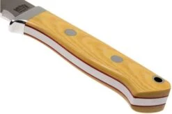 Bark River Huntsman A2, Antique Ivory Micarta, Red Liners -Knife Sales Store BRK02 111AIVRL 04 bark river brk02 111aivrl 04