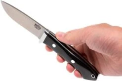 Bark River Classic Drop Point Hunter CPM 3V, Black Canvas Micarta -Knife Sales Store BRK02 135BRKC 06 bark river brk02 135brkc 06