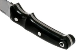 Bark River Guardless Drop Point Hunter CPM 154 Black Canvas Micarta Hunting Knife -Knife Sales Store BRK02 142BKRC 04 bark river knives