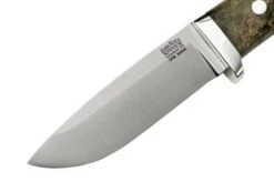 Bark River Classic Drop Point Hunter CPM S45VN Buckeye Burl, Fixed Knife -Knife Sales Store BRK02 176BB 03 barkriver