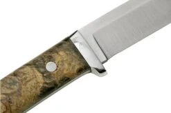 Bark River Classic Drop Point Hunter CPM S45VN Buckeye Burl, Fixed Knife -Knife Sales Store BRK02 176BB 05 barkriver