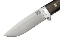 Bark River Classic Drop Point Hunter CPM S45VN Burgundy Canvas Micarta Mosaic Pins, Fixed Knife -Knife Sales Store BRK02 176BCMMP 03 barkriver