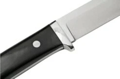 Bark River Classic Drop Point Hunter CPM S45VN Black Canvas Micarta, Fixed Knife -Knife Sales Store BRK02 176BCM 05 barkriver