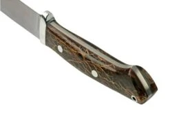 Bark River Classic Drop Point Hunter CPM S45VN Smoke Prickly Pear Natural Liner, Fixed Knife -Knife Sales Store BRK02 176SPPNL 04 barkriver