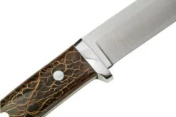 Bark River Classic Drop Point Hunter CPM S45VN Smoke Prickly Pear Natural Liner, Fixed Knife -Knife Sales Store BRK02 176SPPNL 05 barkriver