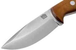 Bark River North Country EDC 2 CPM S45VN Natural Canvas Micarta Fixed Knife -Knife Sales Store BRK02 184NCM 03 bark river knives