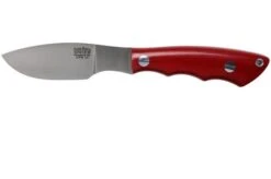 Bark River Mini Canadian CPM 3V Red Linen Micarta Fixed Knife