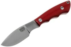 Bark River Mini Canadian CPM 3V Red Linen Micarta Fixed Knife -Knife Sales Store BRK03 121RLM 03 bark river knives
