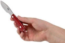 Bark River Mini Canadian CPM 3V Red Linen Micarta Fixed Knife -Knife Sales Store BRK03 121RLM 05 bark river knives
