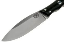 Bark River Lil’ Canadian CPM 3V Black Canvas Micarta Fixed Knife -Knife Sales Store BRK03 122BKRC 03 bark river knives
