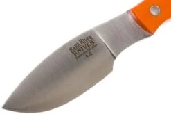 Bark River Mini Canadian A2, Blaze Orange G10, Hollow Pins, Black Sheath -Knife Sales Store BRK03 133O10 HP 03 bark river brk03 133o10 hp 03