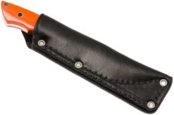 Bark River Mini Canadian A2, Blaze Orange G10, Hollow Pins, Black Sheath -Knife Sales Store BRK03 133O10 HP 07 bark river brk03 133o10 hp 07