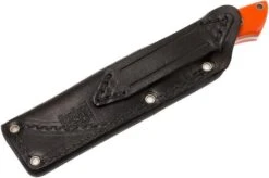 Bark River Mini Canadian A2, Blaze Orange G10, Hollow Pins, Black Sheath -Knife Sales Store BRK03 133O10 HP 08 bark river brk03 133o10 hp 08