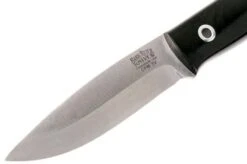 Bark River Mini Bushcrafter CPM 3V, Black Canvas Micarta, Hollow Pins -Knife Sales Store BRK06 022BRKC HP 03 bark river brk06 022brkc hp 03