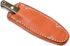 Bark River Mini Bushcrafter CPM 3V, Green Canvas Micarta, Red Liner -Knife Sales Store BRK06 022GNC RL 07 bark river brk06 022gnc rl 07