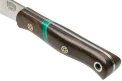 Bark River Ultra-Lite Bushcrafter CPM 3V Zericote, Jade Malachite Spacer, Black Liners, Mosaic Pins -Knife Sales Store BRK06 023ZE JMS BL MP 06 barkriver