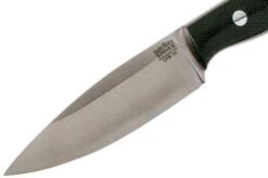 Bark River Mini Aurora CPM 3V, Black Canvas Micarta, Red Liner -Knife Sales Store BRK06 025BRKC RL 03 bark river brk06 025brkc rl 03