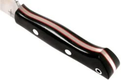 Bark River Mini Aurora CPM 3V, Black Canvas Micarta, Red Liner -Knife Sales Store BRK06 025BRKC RL 04 bark river brk06 025brkc rl 04