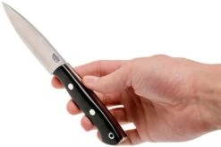 Bark River Mini Aurora CPM 3V, Black Canvas Micarta, Red Liner -Knife Sales Store BRK06 025BRKC RL 06 bark river brk06 025brkc rl 06