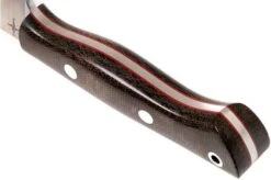 Bark River Mini Aurora CPM 3V, Green Canvas Micarta, Red Liner -Knife Sales Store BRK06 025GNC RL 04 bark river brk06 025gnc rl 04