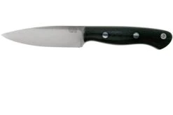 Bark River Mini Aurora CPM 154, Black Canvas Micarta