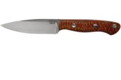 Bark River Mini Aurora CPM 154, Terracotta Burlap Micarta