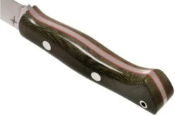 Bark River Aurora A2 Green Canvas Micarta Red Liner, Bushcraft Knife -Knife Sales Store BRK06 115GCMRL 04 bark river knives