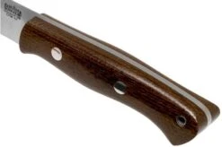 Bark River Aurora CPM 3V, Tan Burlap Micarta Bushcraft Knife -Knife Sales Store BRK06 122TBM 05 bark river knives