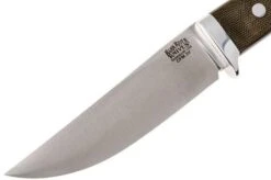 Bark River Classic Clip Point Hunter CPM 3V, Green Micarta, Red Liners -Knife Sales Store BRK06 126GNCM RL 03 bark river brk06 126gncm rl 03