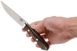 Bark River Classic Clip Point Hunter CPM 3V, Green Micarta, Red Liners -Knife Sales Store BRK06 126GNCM RL 06 bark river brk06 126gncm rl 06