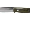 Bark River Bushcrafter I CPM 3V, Green Canvas Micarta, Red Liners -Knife Sales Store BRK06 131GNC RL 01 bark river knives