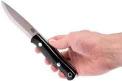 Bark River Bushcrafter I CPM 154, Black Canvas Micarta -Knife Sales Store BRK06 153BRKC 06 bark river bushcrafter brk06 153brkc 06