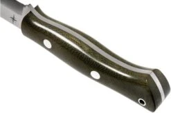 Bark River Aurora Scandi Cru-Wear Green Canvas Micarta -Knife Sales Store BRK06 164GNC 04 bark river knives