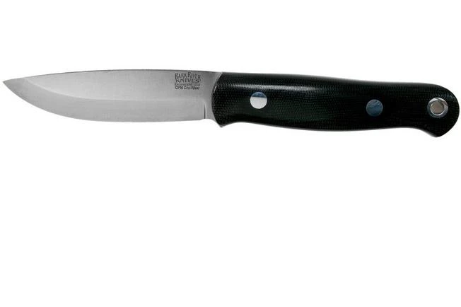 Bark River Bushcrafter CPM CruWear, Black Canvas Micarta, Bushcraft Knife 3 Bark River Bushcrafter CPM CruWear, Black Canvas Micarta, Bushcraft Knife