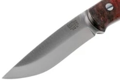 Bark River Bushcrafter II CPM 3V Hellfire Maple Burl Bushcraft Knife -Knife Sales Store BRK06 223HMB 03 bark river knives