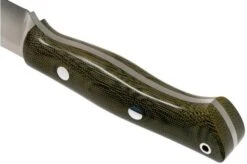 Bark River Aurora II CPM 3V, Green Canvas Micarta Bushcraft Knife -Knife Sales Store BRK06 225GNC 04 bark river knives