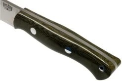 Bark River Aurora II CPM 3V, Green Canvas Micarta Bushcraft Knife -Knife Sales Store BRK06 225GNC 05 bark river knives