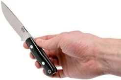 Bark River Bravo Necker II CPM 154CM, Black Canvas Micarta, Brown Sheath 15 Bark River Bravo Necker II CPM 154CM, Black Canvas Micarta, Brown Sheath -Knife Sales Store BRK07 002BRKC 06 bark river brk07 002brkc 06