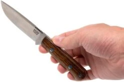 Bark River Bravo Necker II CPM 154CM, Desert Ironwood, Brown Sheath -Knife Sales Store BRK07 002DIW2 06 bark river brk07 002diw2 06
