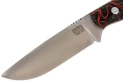 Bark River Bravo Necker II CPM 154CM, Lava Flow Kirinite, Black Sheath -Knife Sales Store BRK07 002LFK 03 bark river brk07 002lfk 03