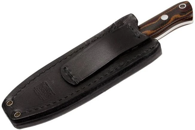 Bark River Bravo Necker II CPM 154CM, Burgundy Snakeskin Micarta 10 Bark River Bravo Necker II CPM 154CM, Burgundy Snakeskin Micarta - Image 9