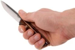 Bark River Bravo EDC A2 Rampless, Desert Ironwood, Brown Sheath -Knife Sales Store BRK07 007DIW1 06 bark river brk07 007diw1 06